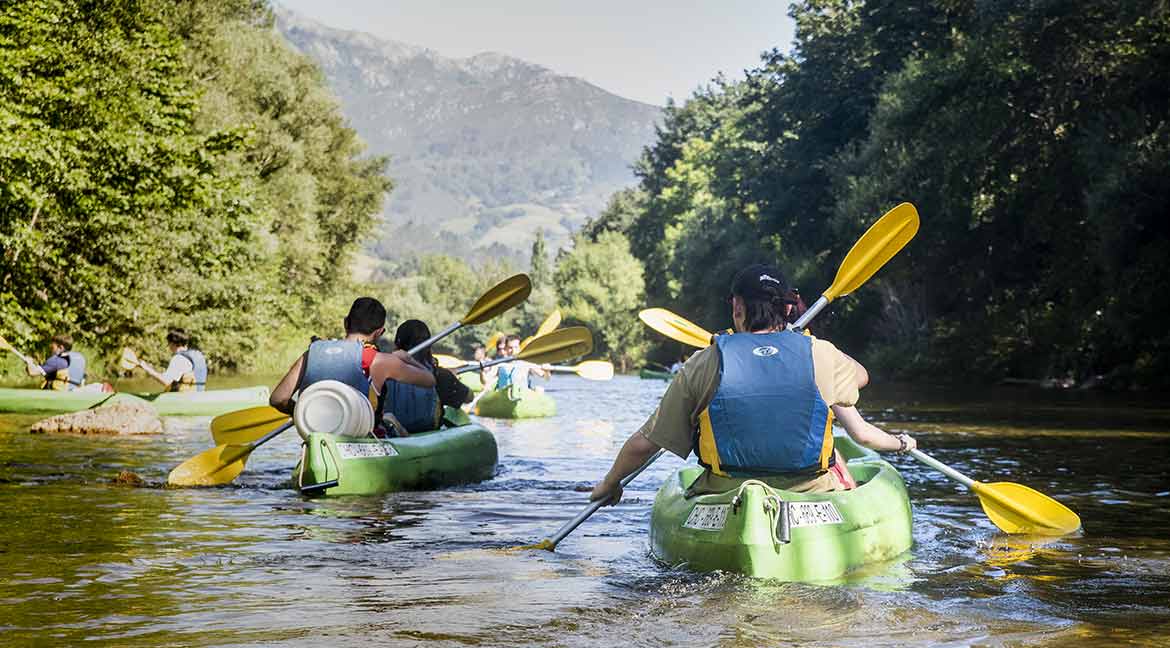 Página de preguntas frecuentes sobre el descenso del Sella en canoa
