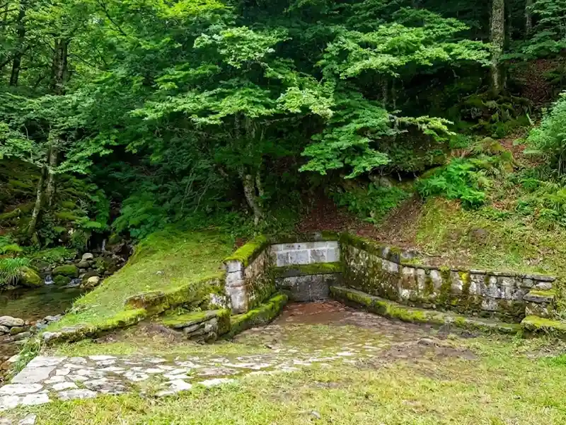 Fuente del Infierno donde nace el río Sella