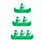 icono canoas para 1, 2 y 3 personas